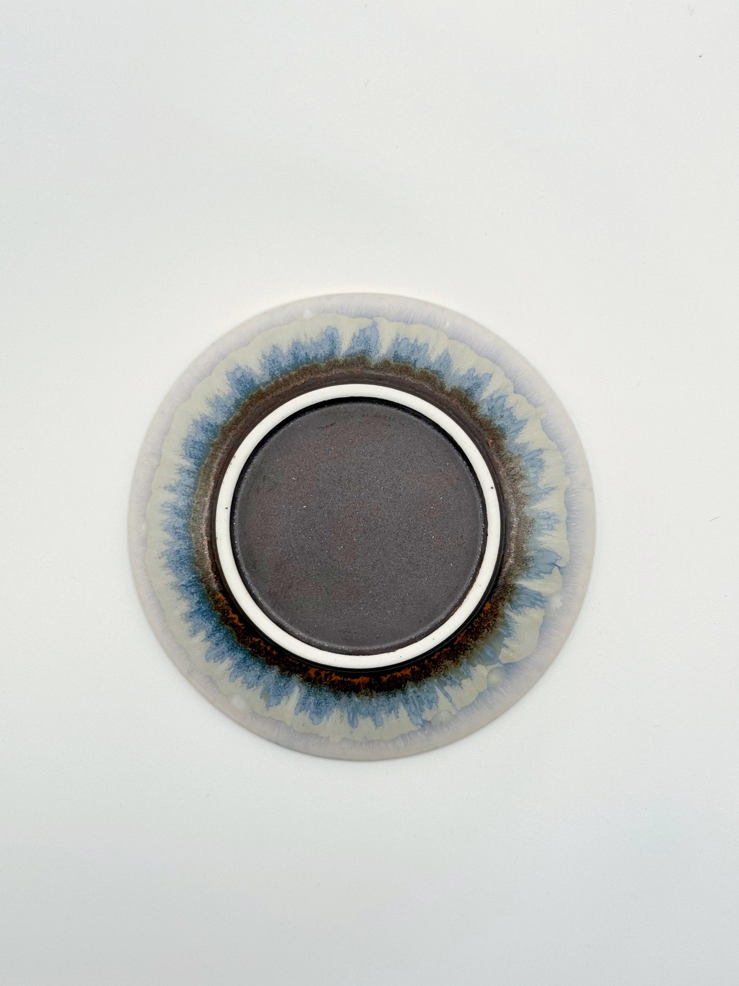 Handmade Kiln-Transformed Glaze Saucer
